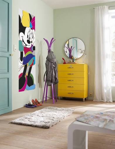 Fototapete 1-422 Colorful Minnie 72 × 202 cm versandkostenfrei