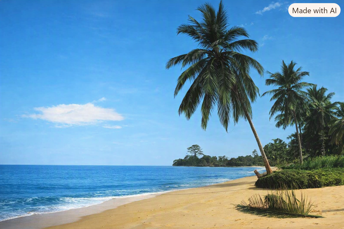 Fototapete 4-074 Palm Beach 270 x 194 cm neu und originalverpackt