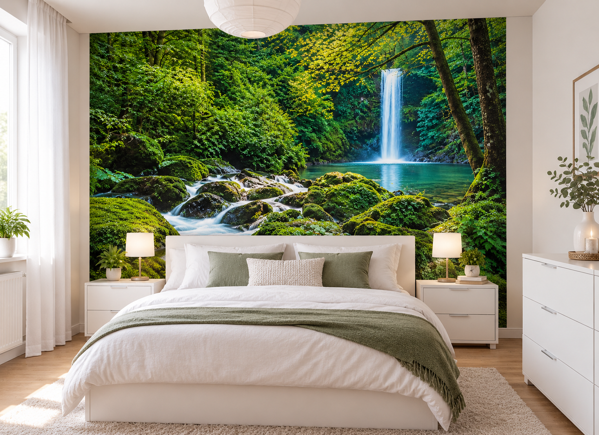 Fototapete 94065 Waldwasserfall 270 x 194 cm Neuware originalverpackt