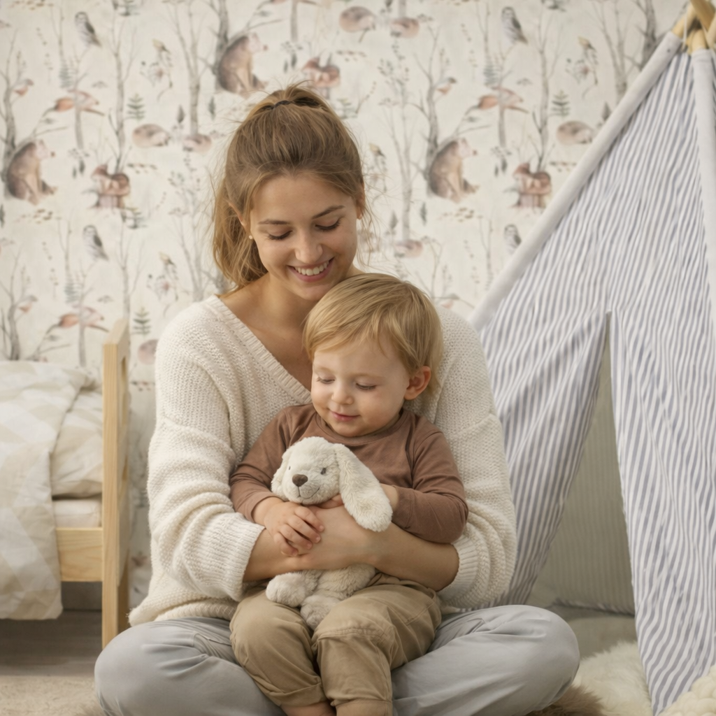 Rasch Kids World II - Kinderzimmer mit Waldtapete