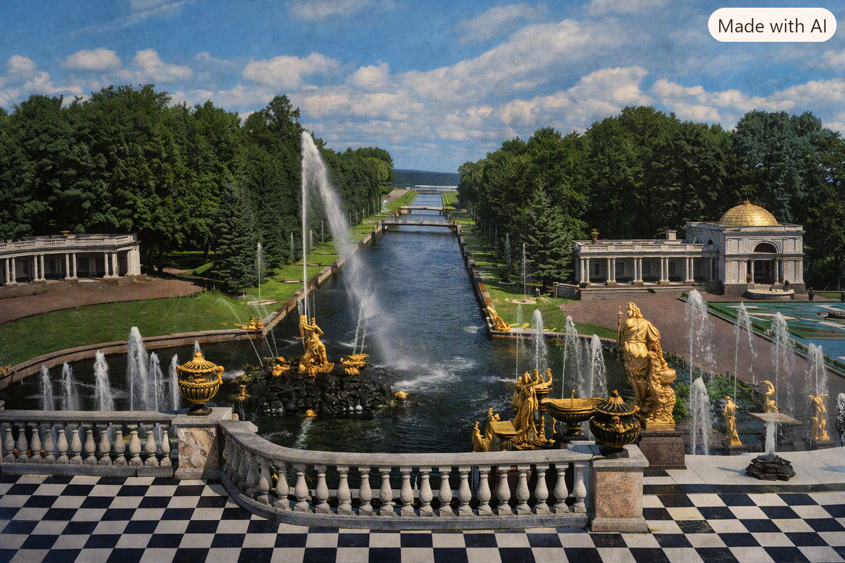 Fototapete 4-061 Peterhof 270 x 194 cm  – neu und originalverpackt