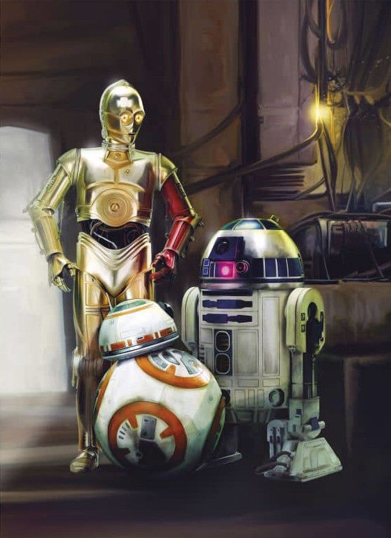 Fototapete 4-447 Lost Droids 184 × 254 cm versandkostenfrei