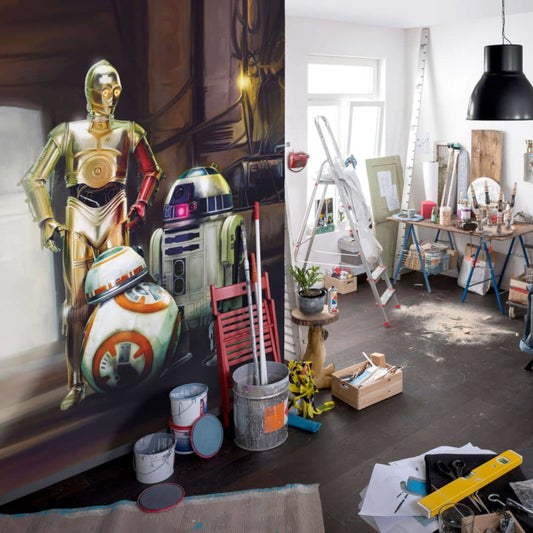 Fototapete 4-447 Lost Droids 184 × 254 cm versandkostenfrei